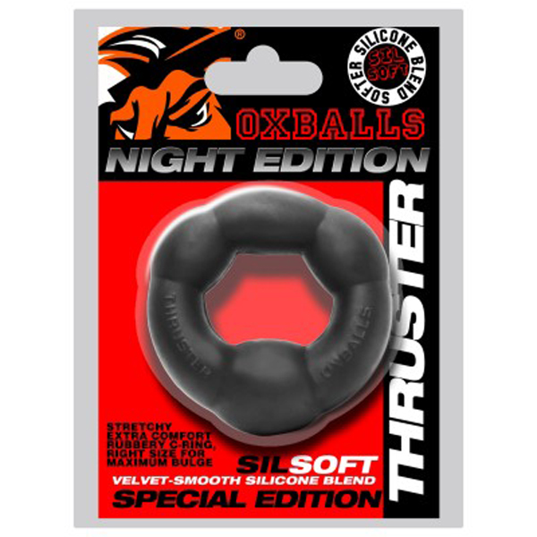 Oxballs - Oxballs Thruster Comfort Bulge Lifter Cockring Special Edition Night - Cockrings - Silicone