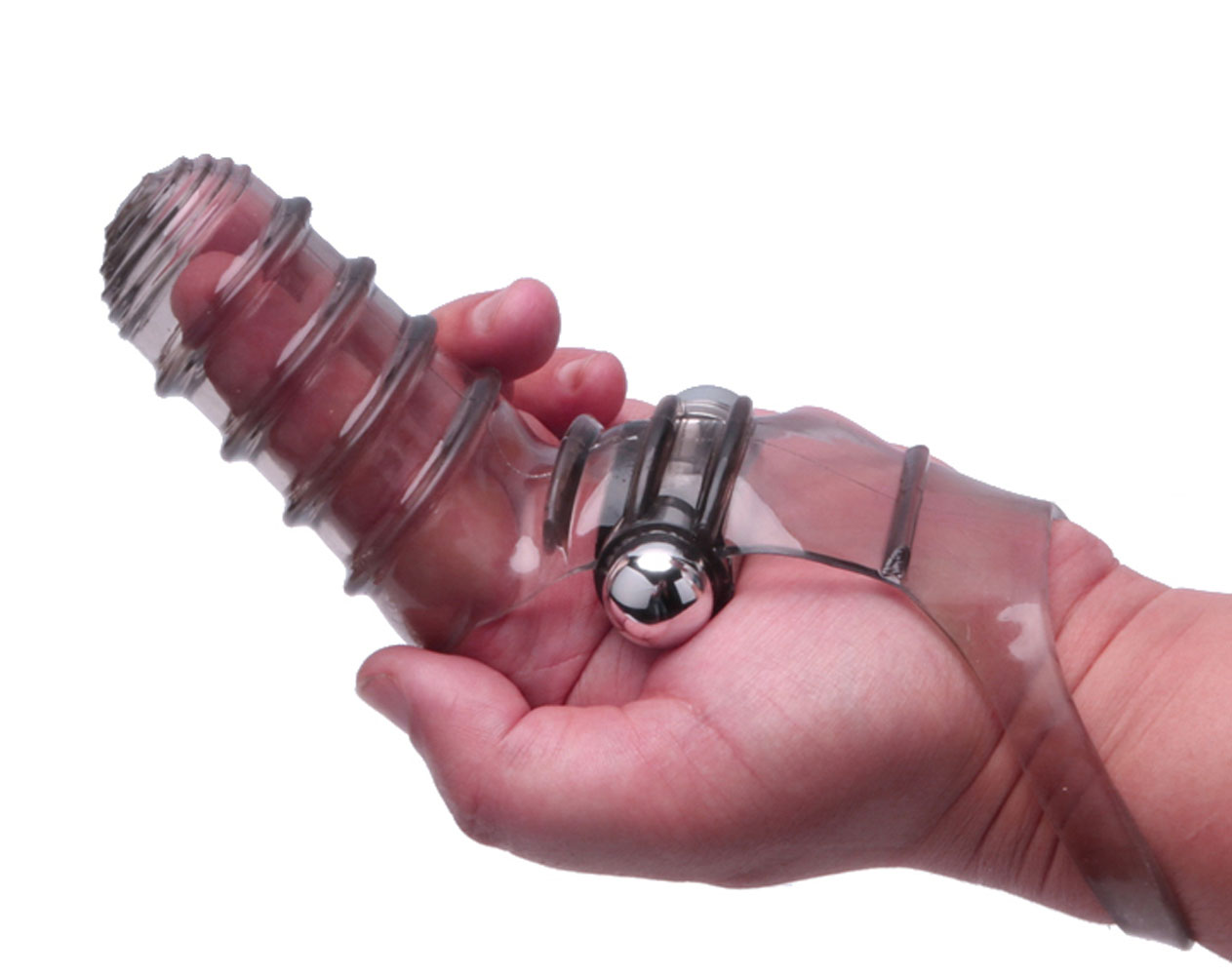 Icon Brands - Vibro Finger Wearable Stimulator - Grey - Vibrators