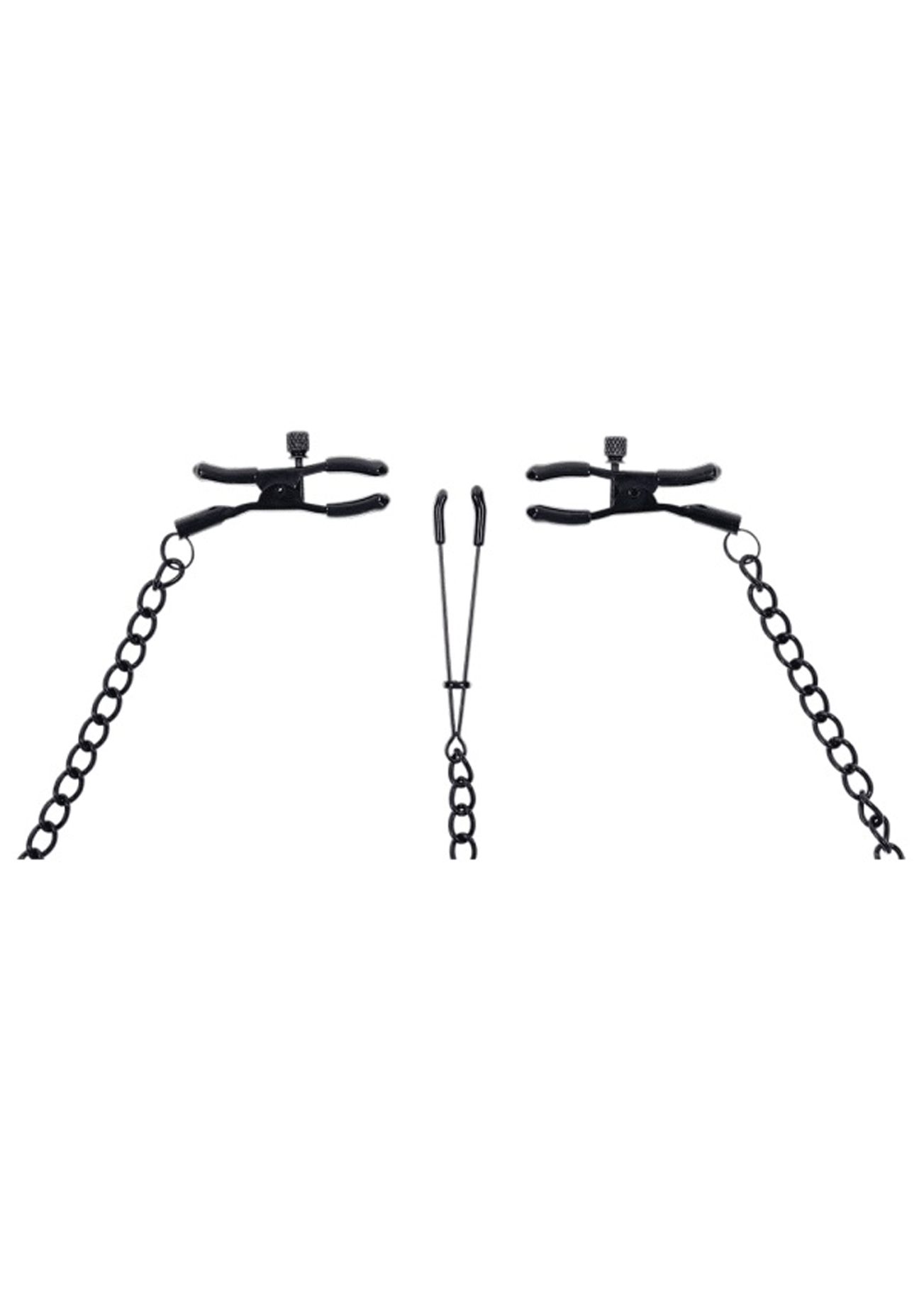 Sportsheets - Sportsheets Saffron Nipple to Clit Set - Bondage & Fetish Toys - Metal