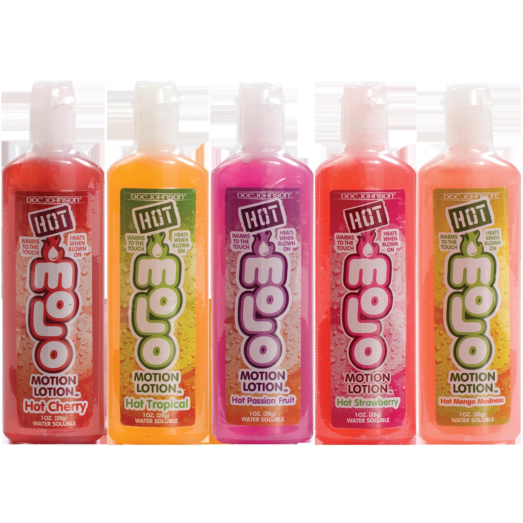 Doc Johnson - Hot Motion Lotion - Molo - 5 Pack - Lubricants, Creams & Glides