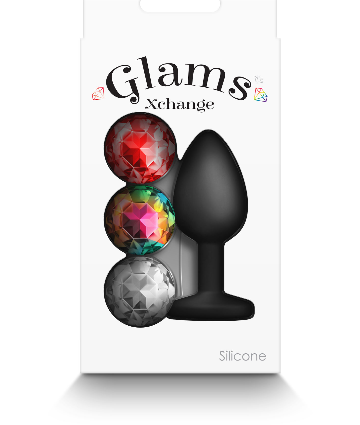 nsnovelties - Glams Xchange Round - Small - Black - Anal Toys & Stimulators