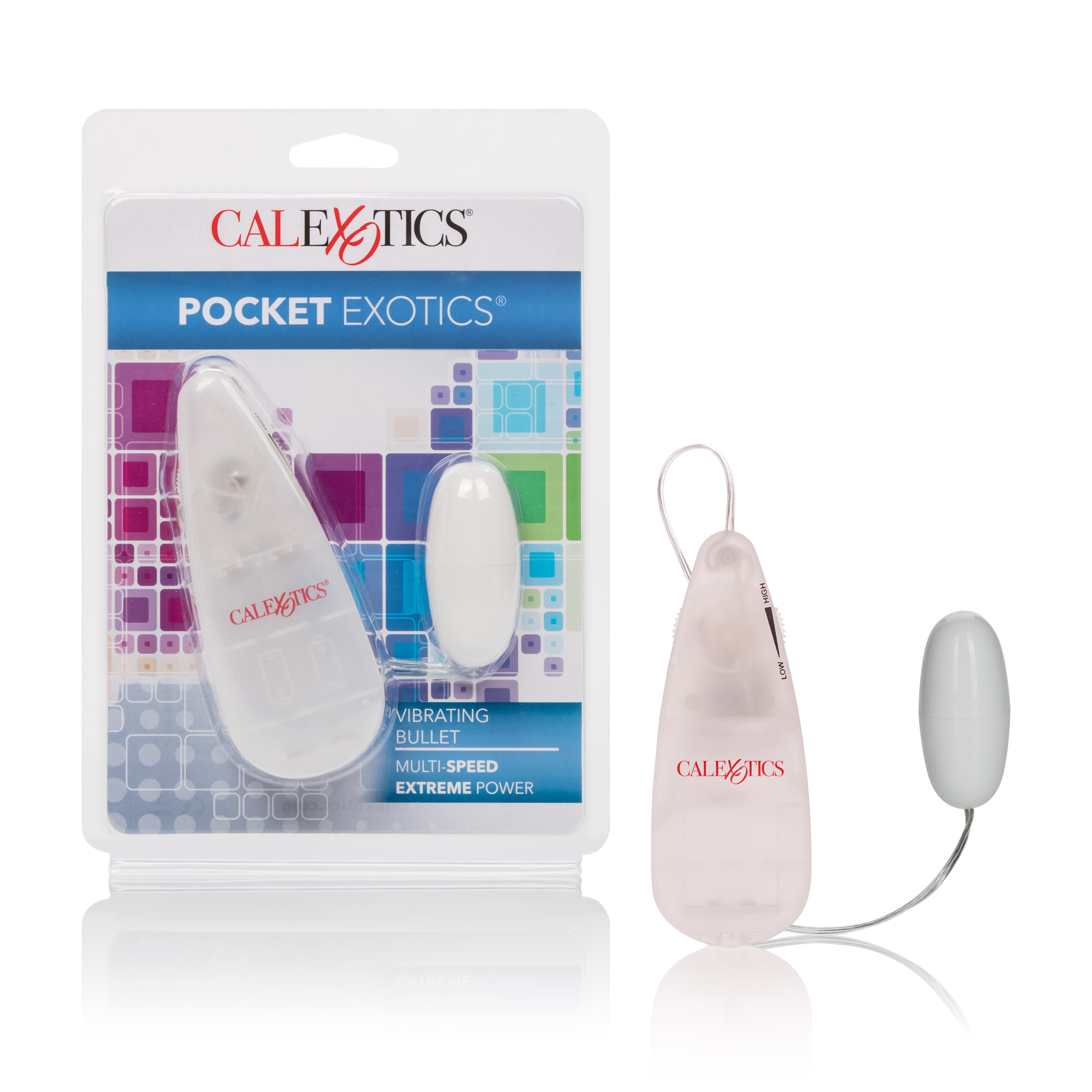 CalExotics - Pocket Exotics Vibrating Ivory Bullet - Clit Stimulators