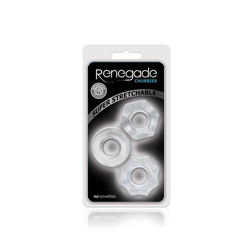 nsnovelties - Renegade - Chubbies - Clear - Cockrings