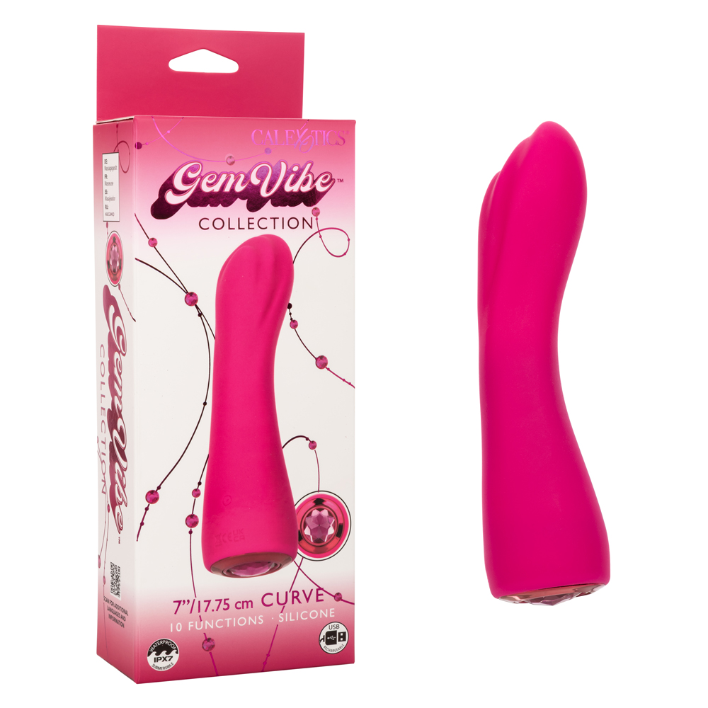 CalExotics - Gem Vibe Collection Curve - Pink - Eco-Friendly