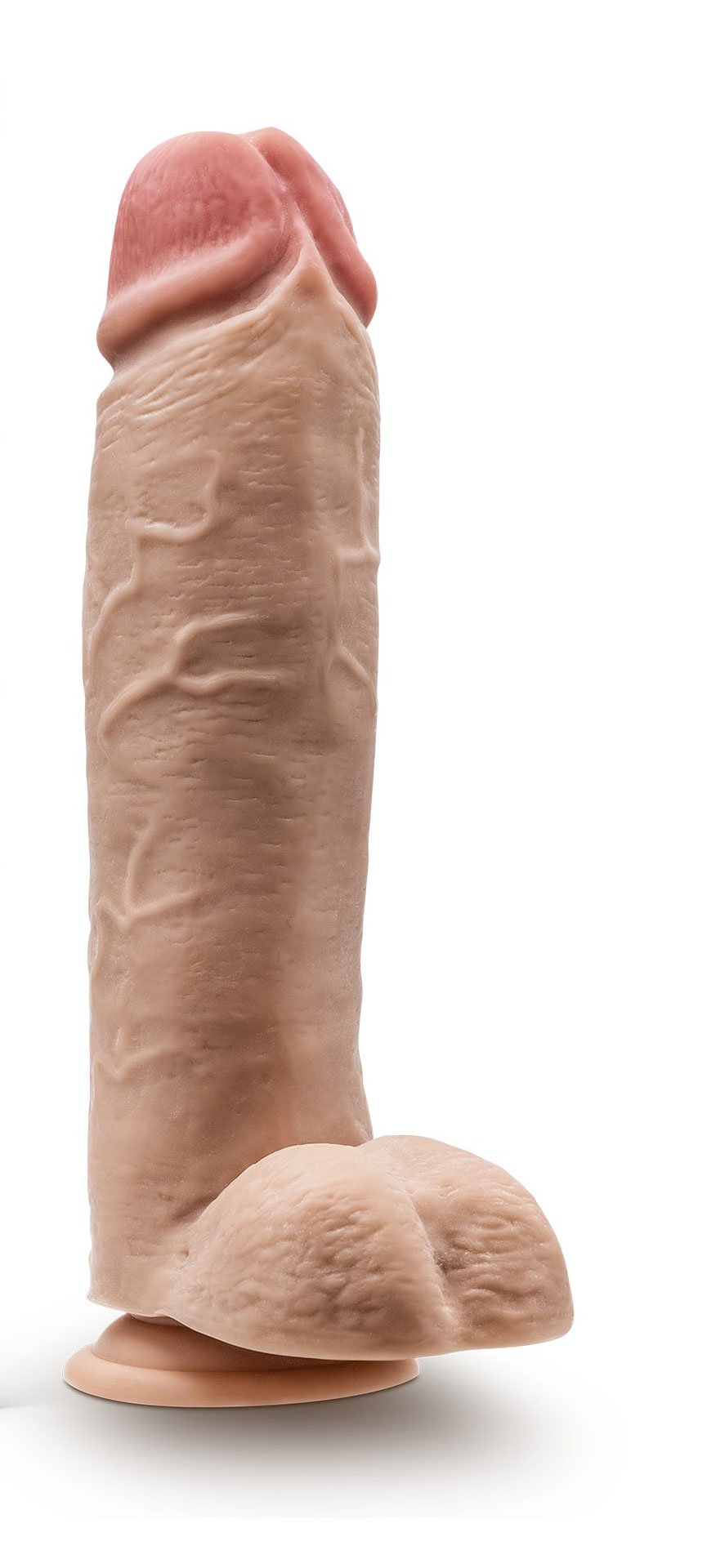 Blush - Dr. Skin - Mr. Mister - 10.5 Inch Dildo With Balls - Beige - Dildos