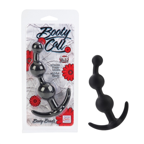 CalExotics - Booty Call Booty Beads - Black - Anal Toys & Stimulators