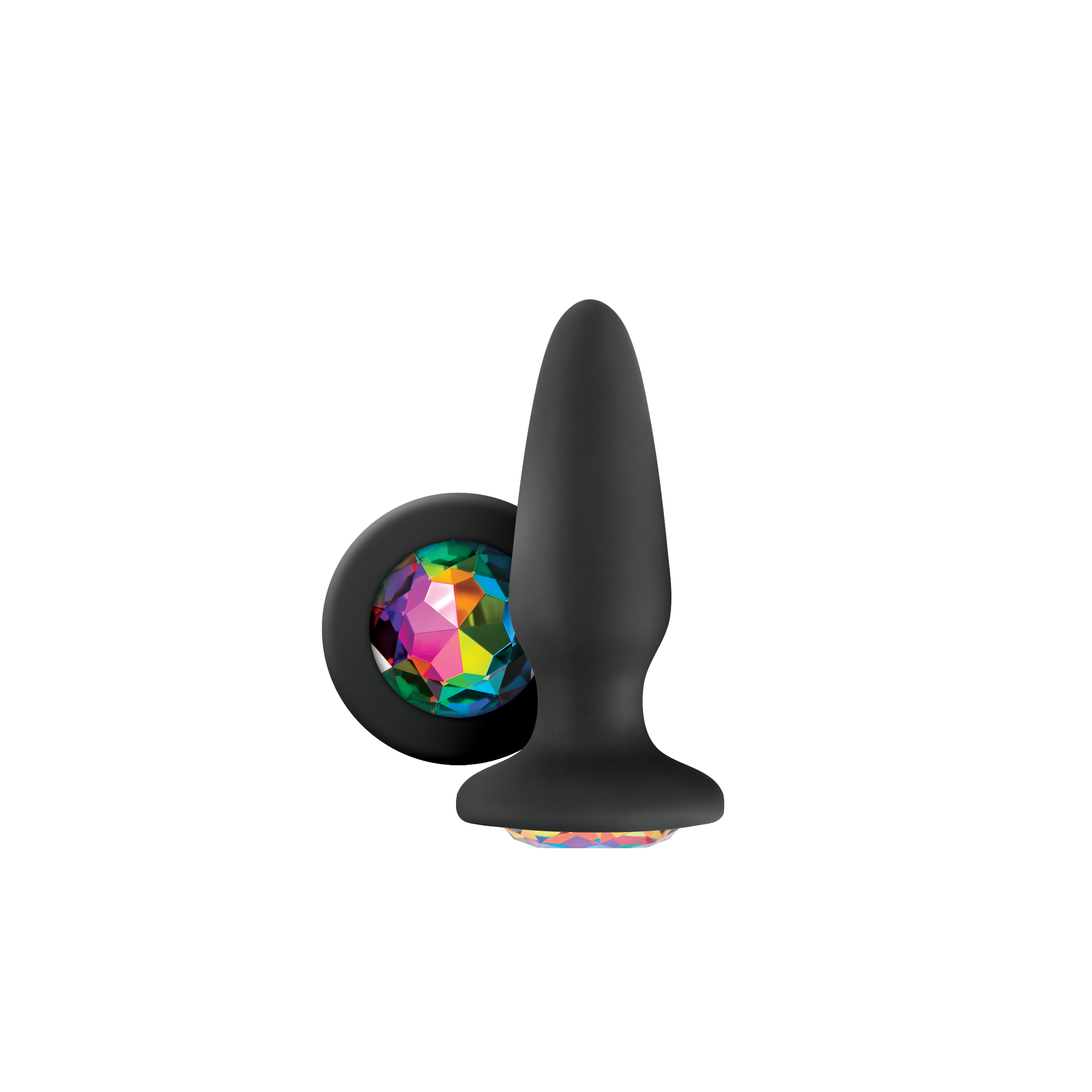 NS Novelties - Glams Anal Plug Rainbow Gem - Anal Toys & Stimulators - Silicone