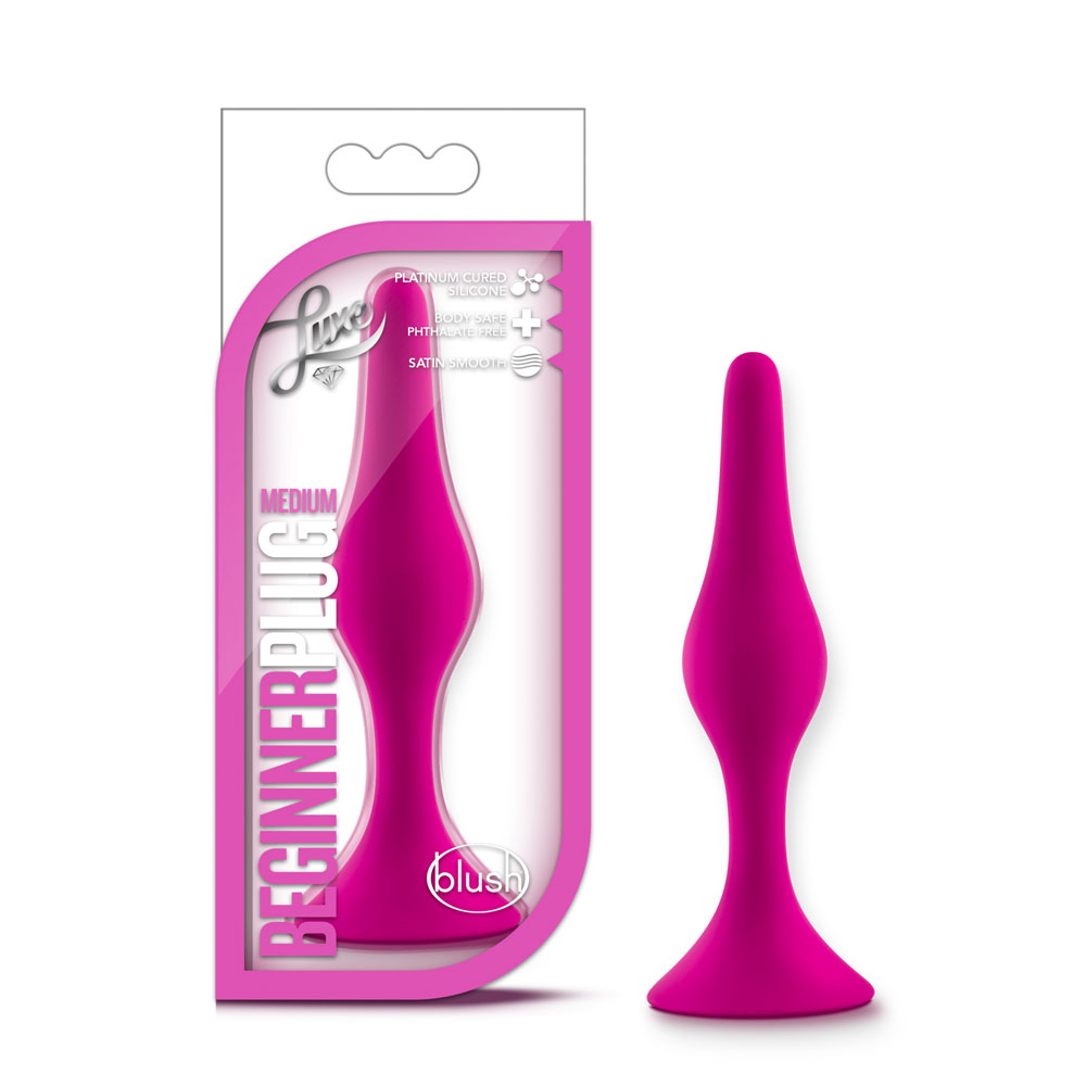 Blush - Luxe - Beginner Plug Medium - Pink - Anal Toys & Stimulators