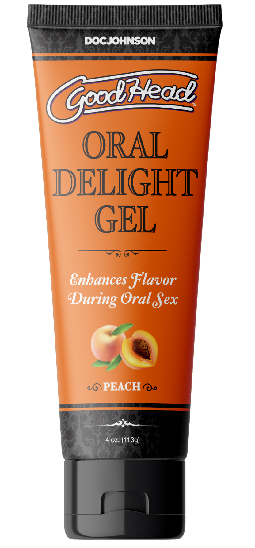 Doc Johnson - Goodhead - Oral Delight Gel - Peach 4 Oz Bulk - Edible