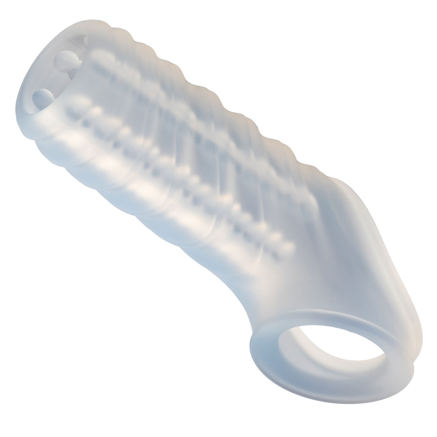 CalExotics - Performance Maxx Liquid Silicone Reversible Sleeve - Clear - Penis Extension & Sleeves