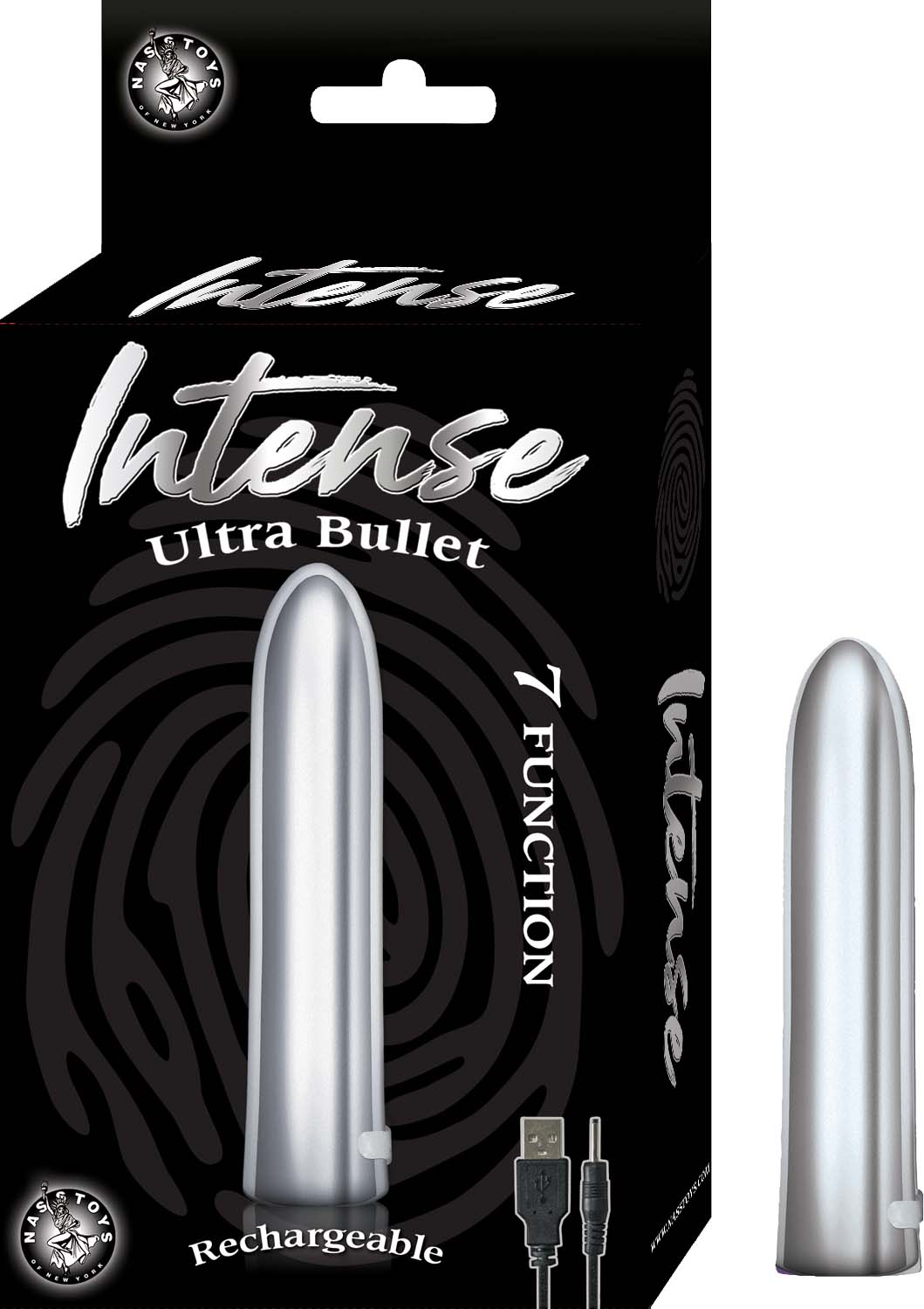 Nasstoys - Intense Power Bullet - Silver - Clit Stimulators