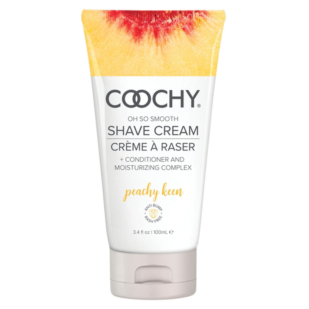 Classic Brands - Coochy Oh So Smooth Shave Cream - Peachy Keen 3.4 Fl Oz 100ml - Bath & Body