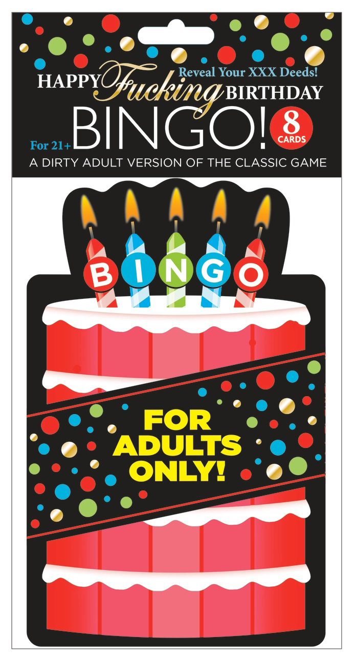 Little Genie - Happy Fucking Birthday Blowout Bingo - Bachelor & Bachelorette Items