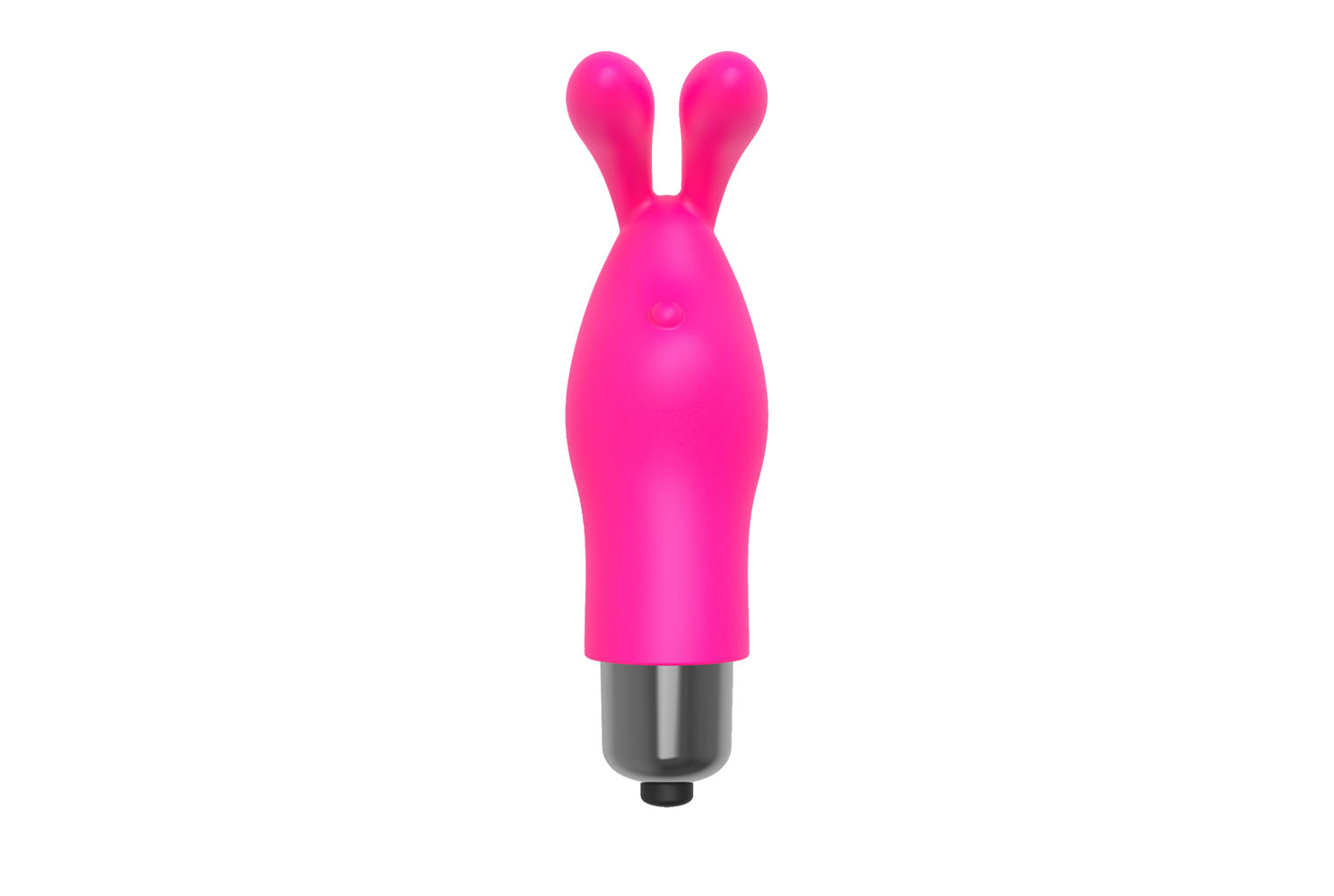 Icon Brands - The 9''s Flirt Finger Bunny Finger Vibrator Pink - Vibrators - Silicone