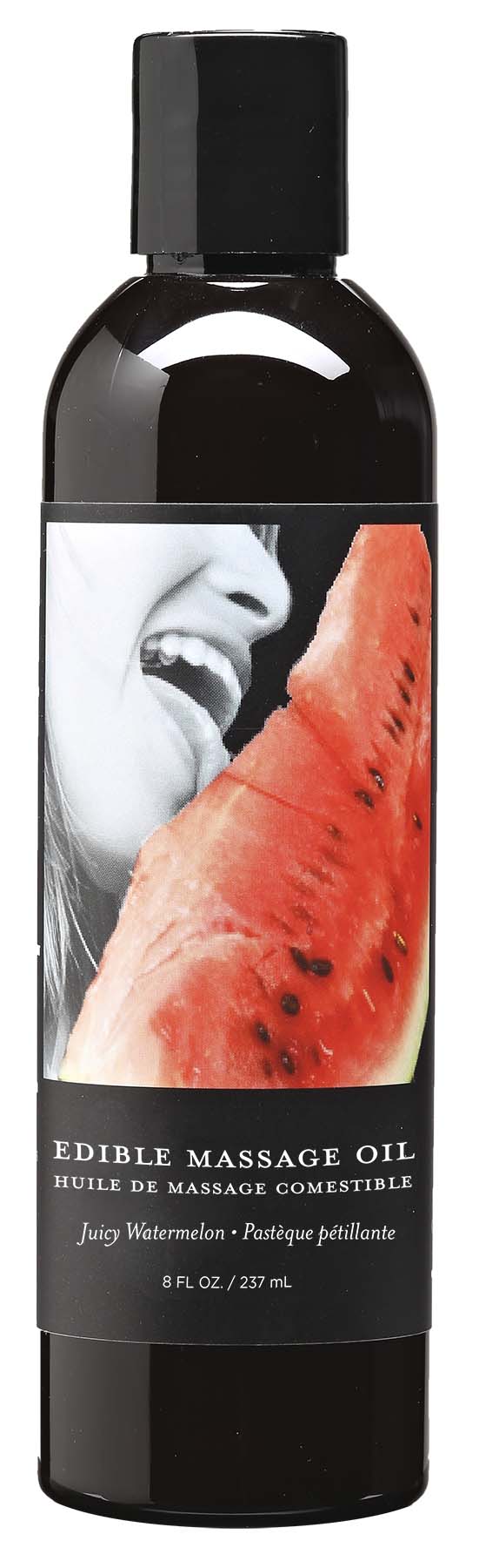 Earthly Body - Edible Massage Oil - Watermelon - 8 Fl. Oz. - Bath & Body