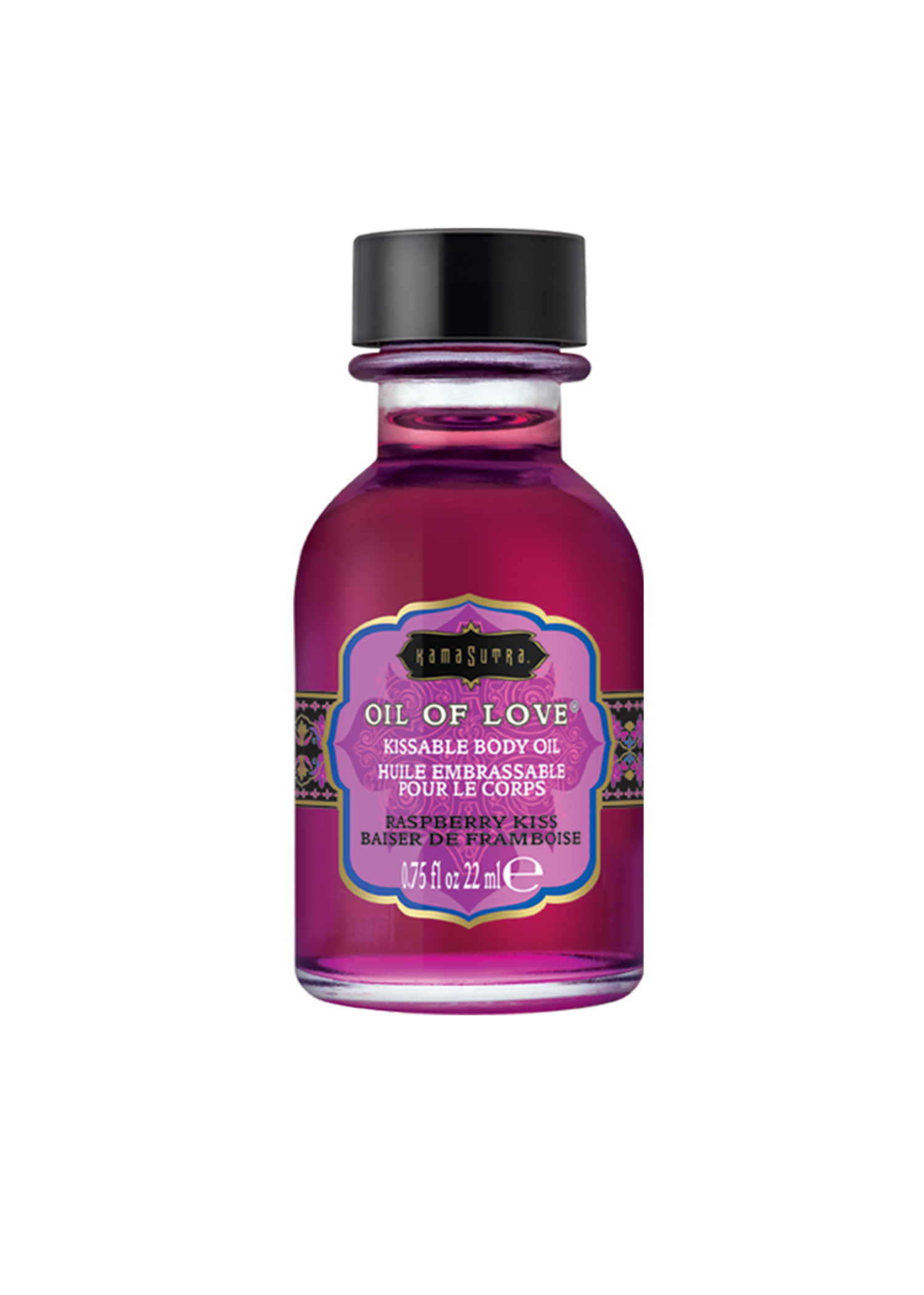 Kama Sutra - Oil of Love - Raspberry Kiss - 0.75 Fl. Oz. / 22 ml - Bath & Body