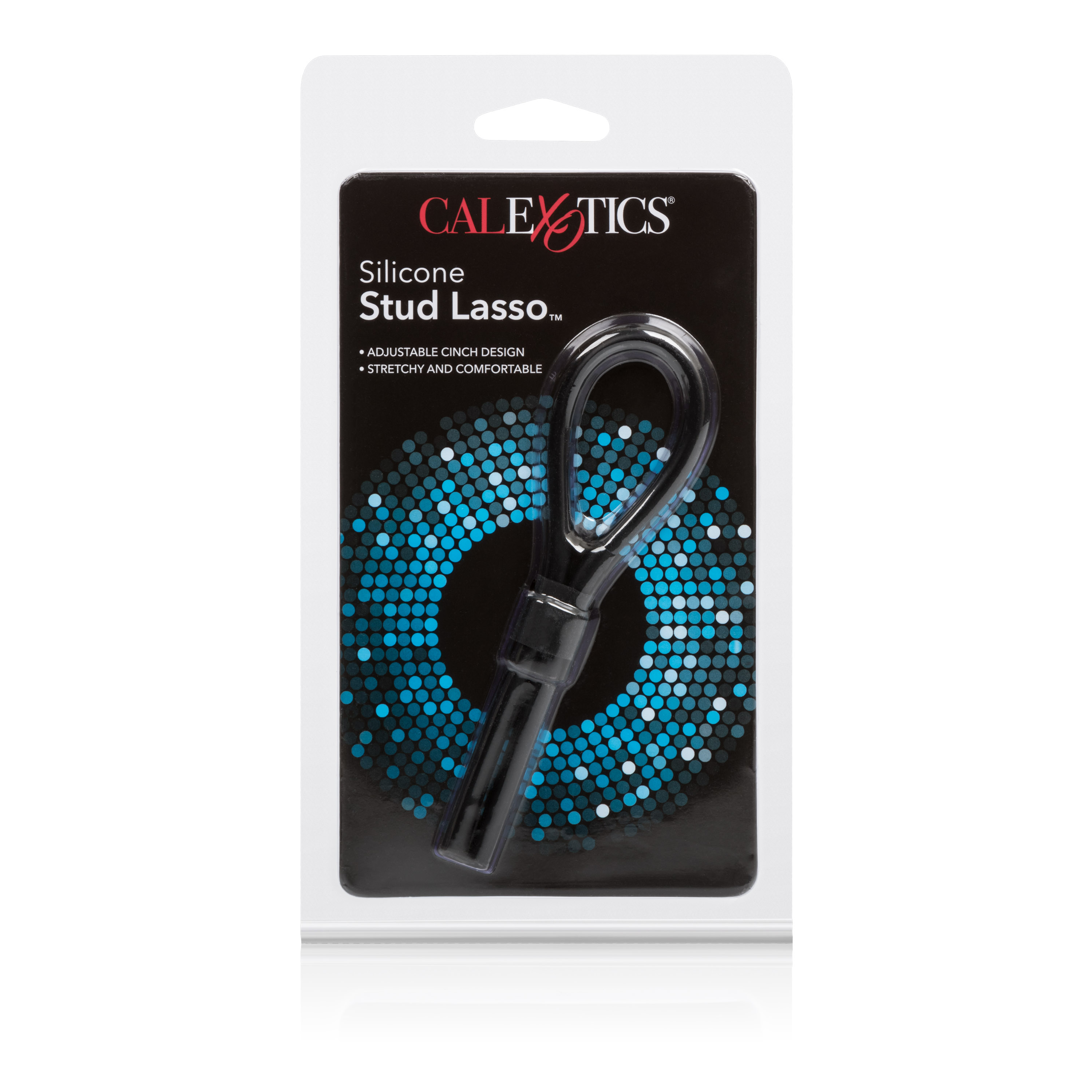 CalExotics - Silicone Stud Lasso - Black - Cockrings