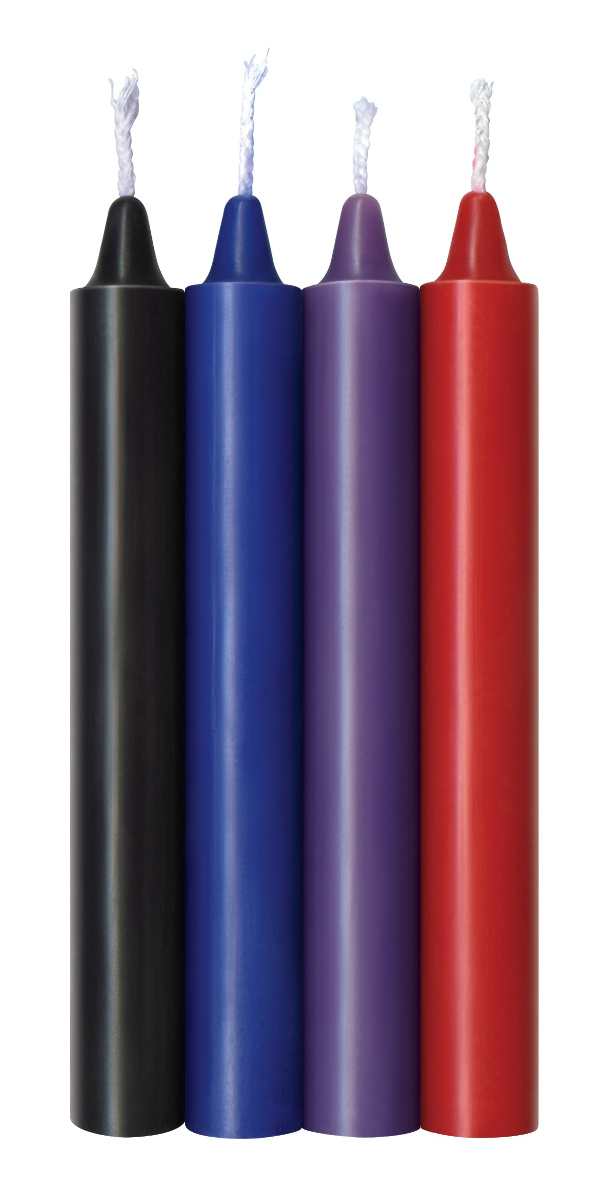 Icon Brands The 9''s, Make Me Melt Sensual Warm-Drip Candles, 4 Pack, Passion Tones