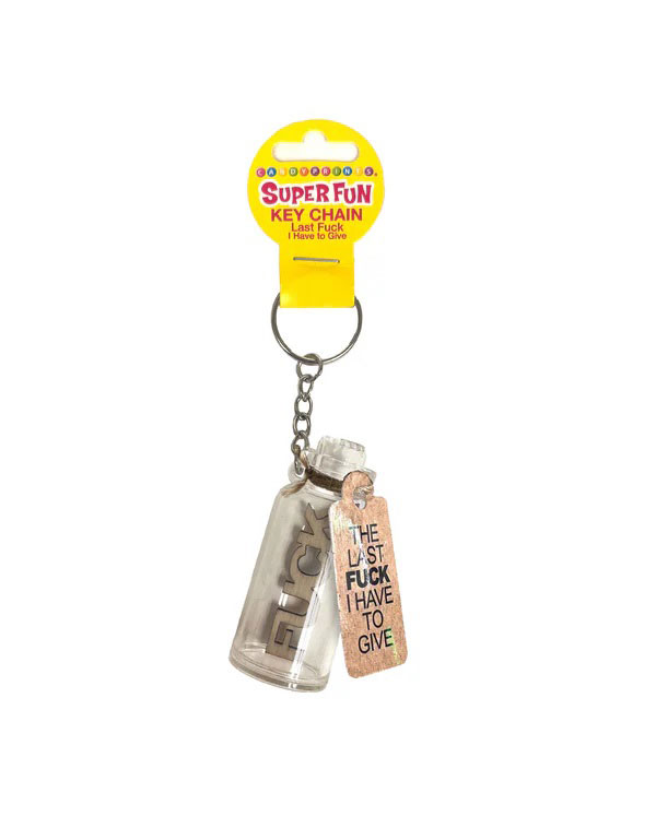 Little Genie - 6ct Super Fun Last Fuck I Have to Give Key Chain - Gag Gifts & Novelties