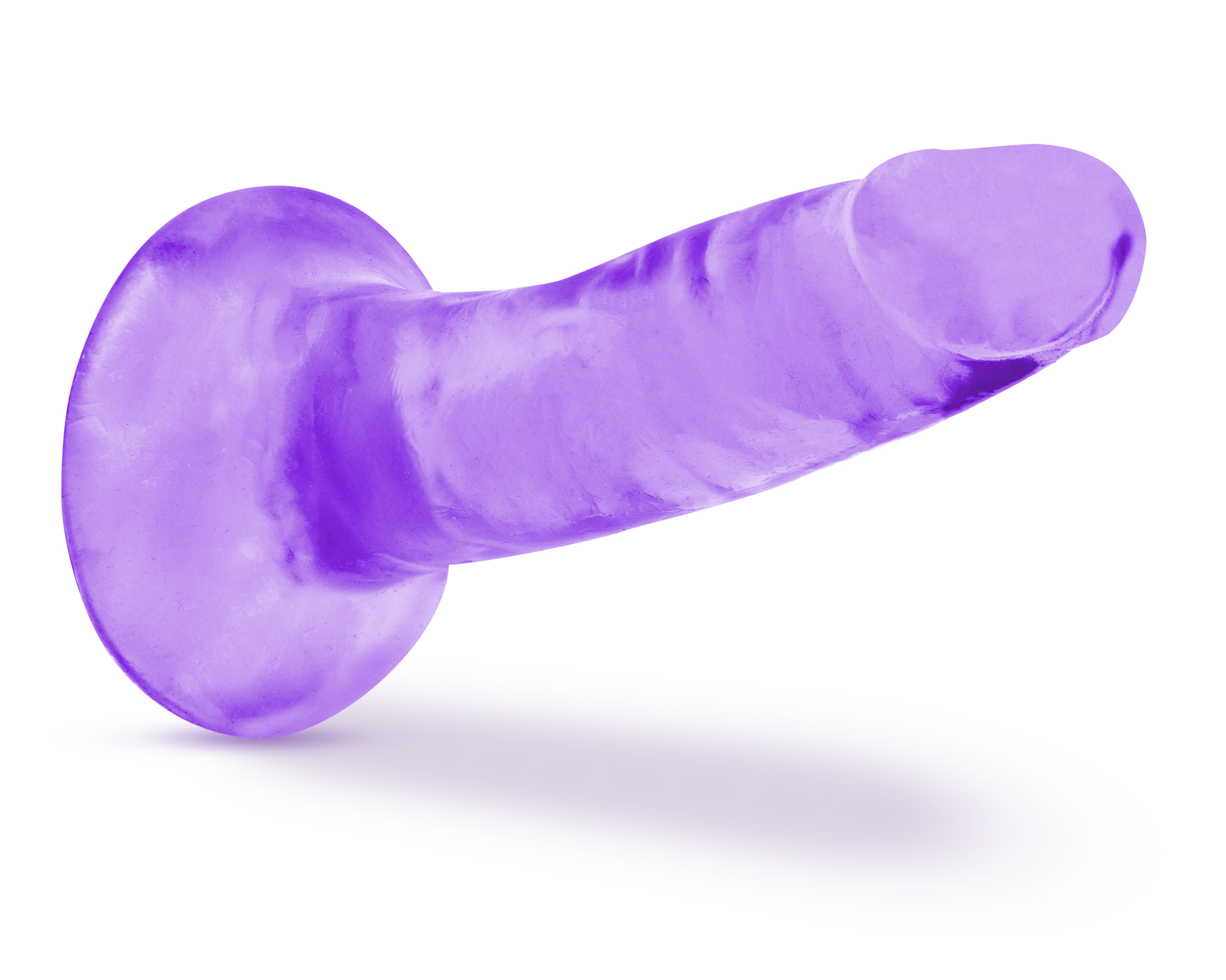 Blush - B Yours Plus Hard n'' Happy 5 in. Dildo Purple - Dildos - TPE/TPR/Elastomers