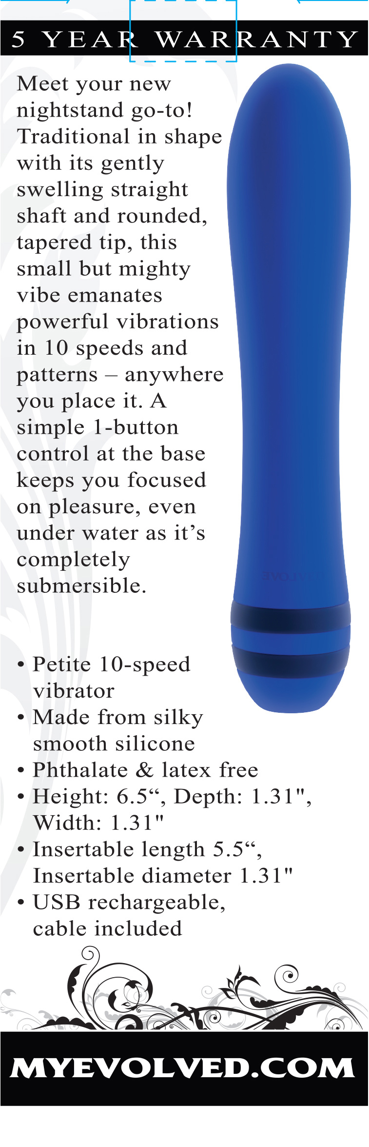 Evolved - Evolved The Pleaser Rechargeable Vibrator Silicone Blue - Vibrators - Silicone