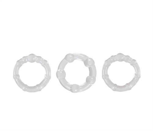 nsnovelties - Renegade Intensity Rings - Clear - Cockrings