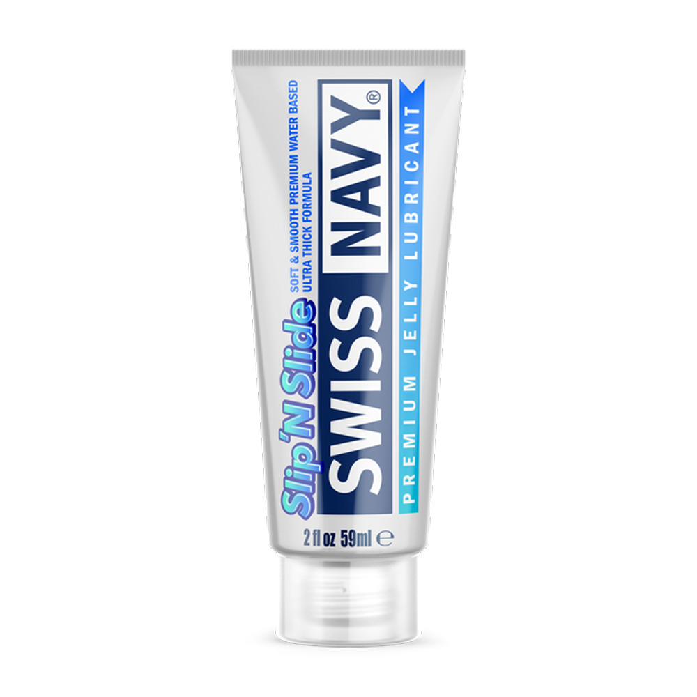 M.D. Science Lab - Swiss Navy Slip N Slide - Premium Jelly Lubricant - 2 Fl. Oz. - Lubricants, Creams & Glides