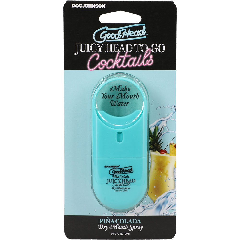 Doc Johnson - GoodHead Juicy Head Cocktails Dry Mouth Spray To-Go Piña Colada - Supplements & Enhancers