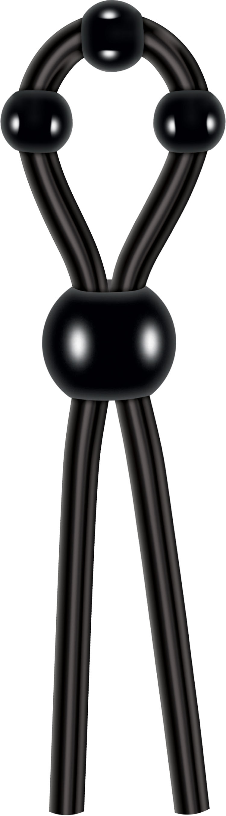 Evolved Novelties - Ultimate Silicone Lasso - Black - Cockrings