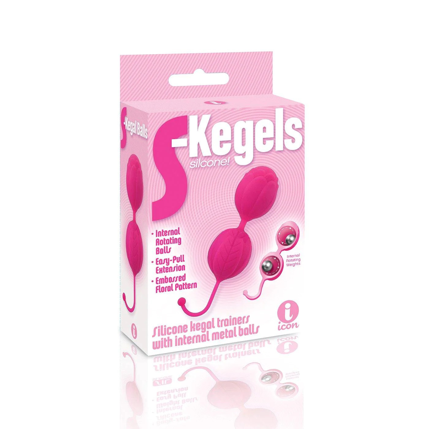 Icon Brands - S-Kegels - Pink - Kegel & Pelvic Exercisers