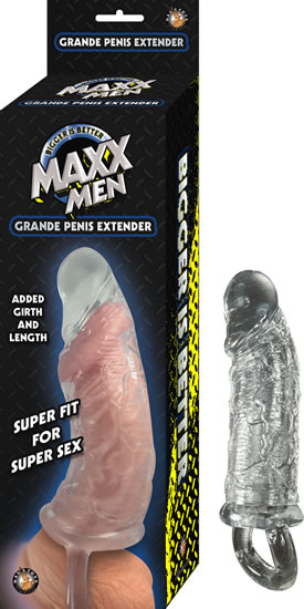 Nasstoys - Maxx Men Grande Penis Sleeve - Clear - Penis Extension & Sleeves