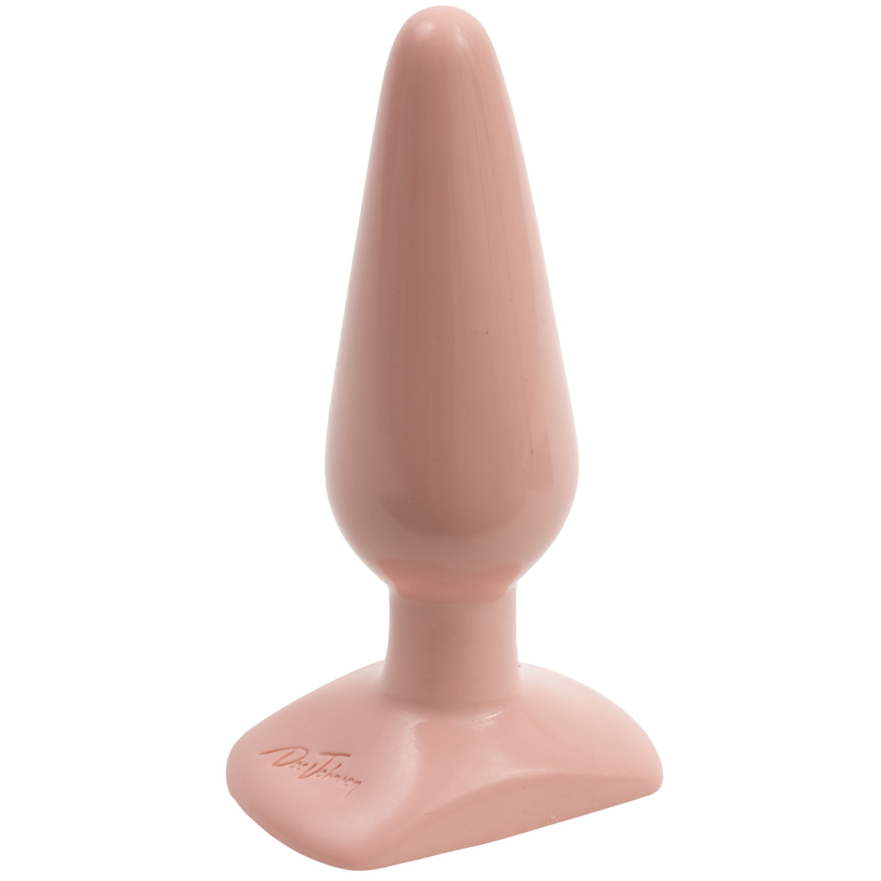 Doc Johnson - Classic Butt Plug Smooth - Medium - White - Anal Toys & Stimulators