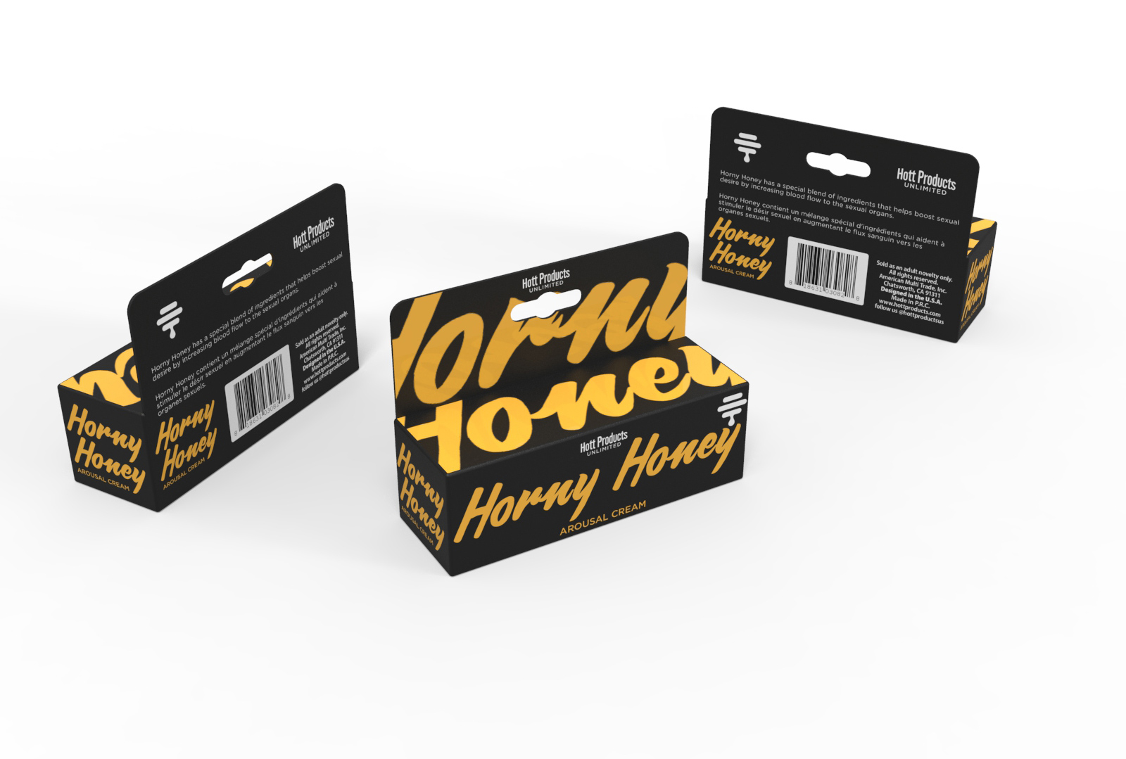 Hott Products - Horny Honey Arousal Cream 1 Oz Tube - Lubricants, Creams & Glides