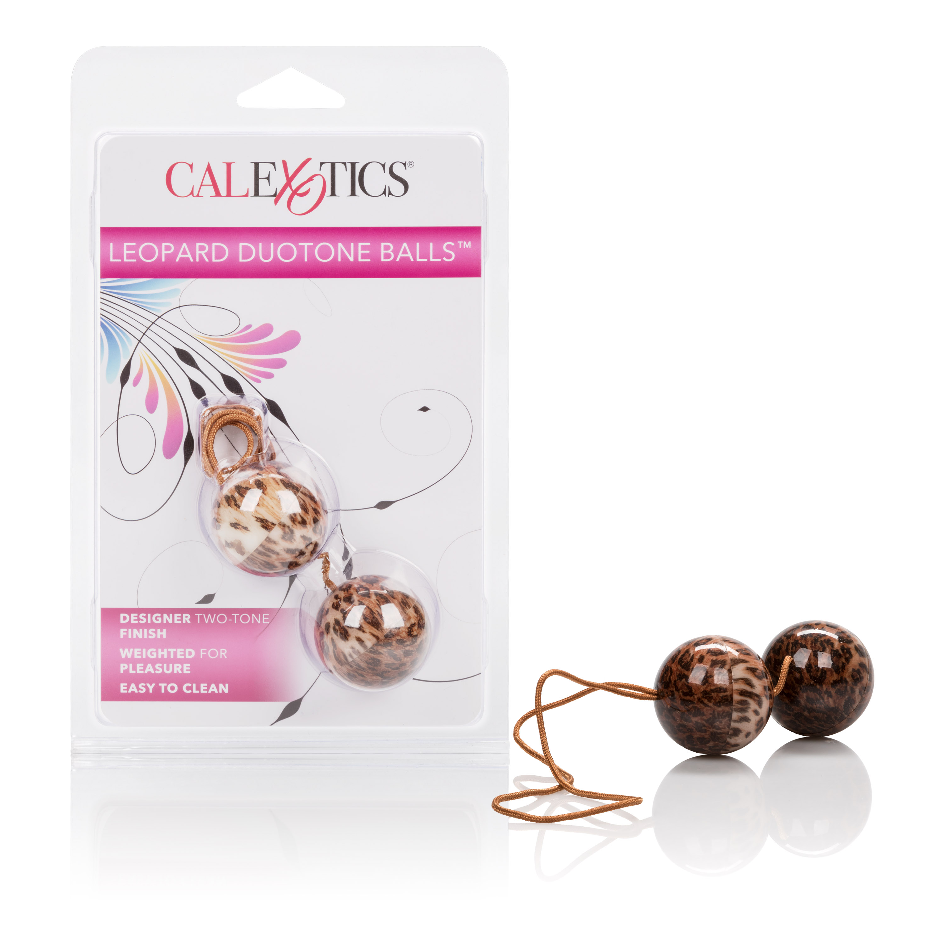 CalExotics - The Leopard Duo Tone Balls - Kegel & Pelvic Exercisers