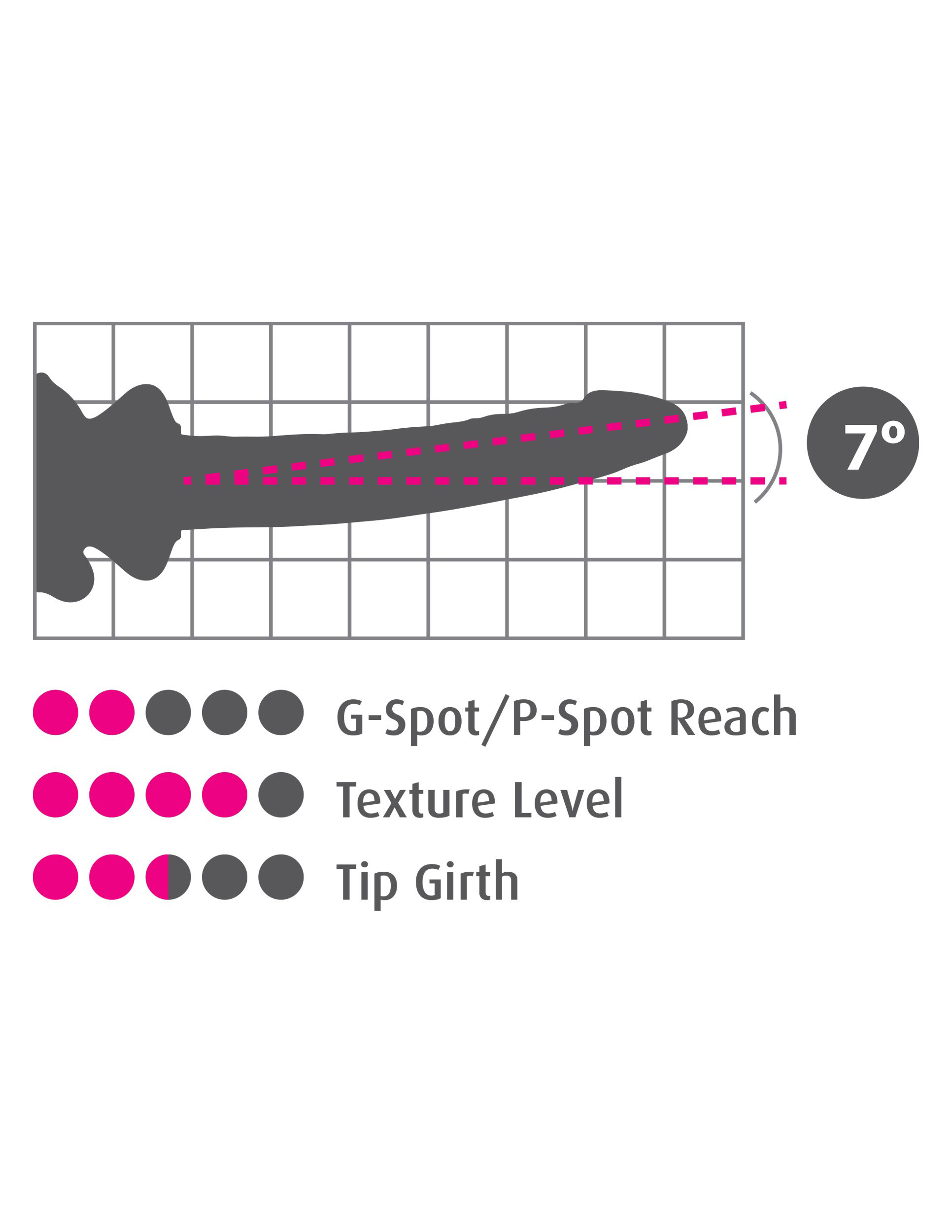 Pipedream - Icicles No. 86 Realistic 7 in. Glass Dildo With Suction Cup Pink - Dildos - Glass