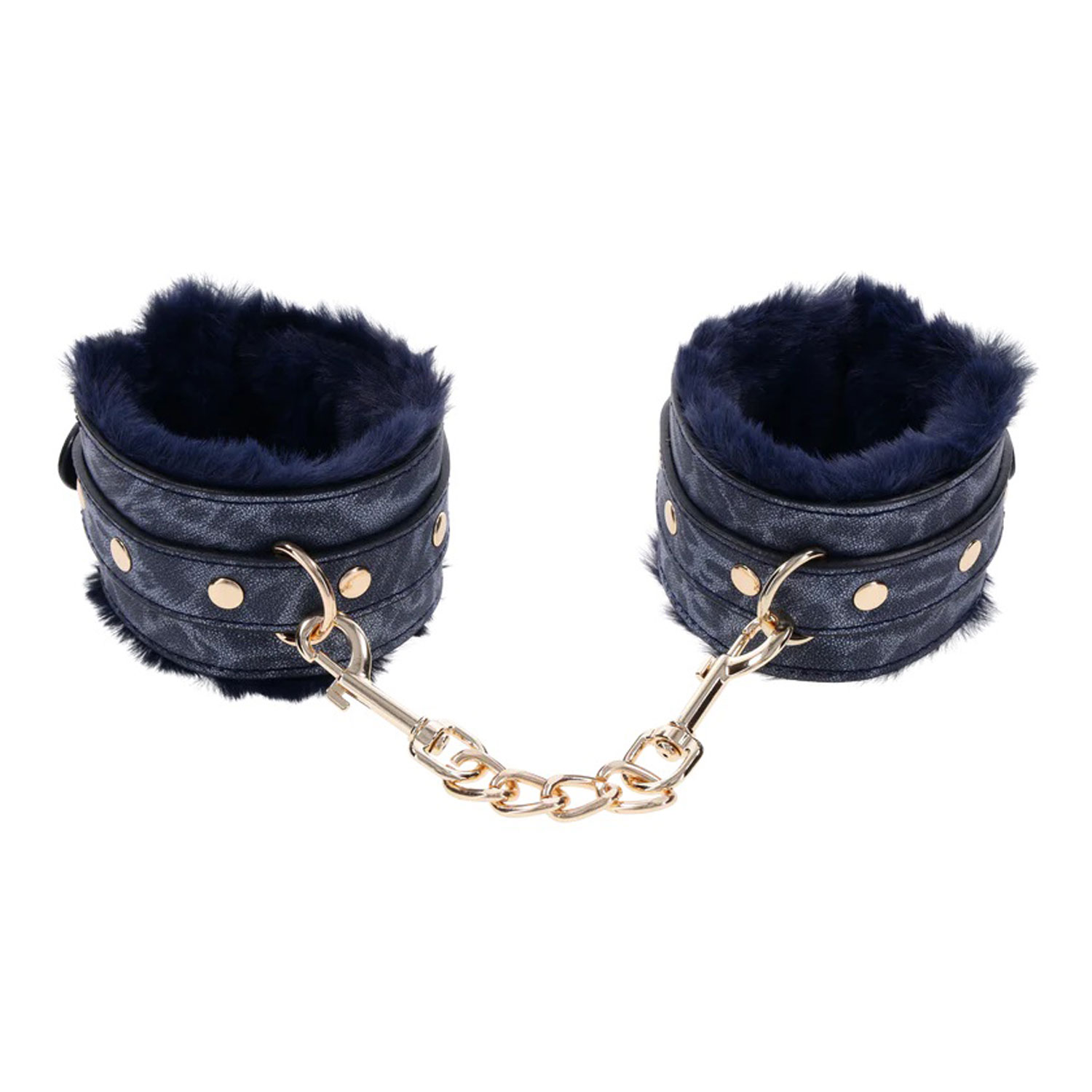 Sportsheets - Cougar Fur Handcuffs - Bondage & Fetish Toys