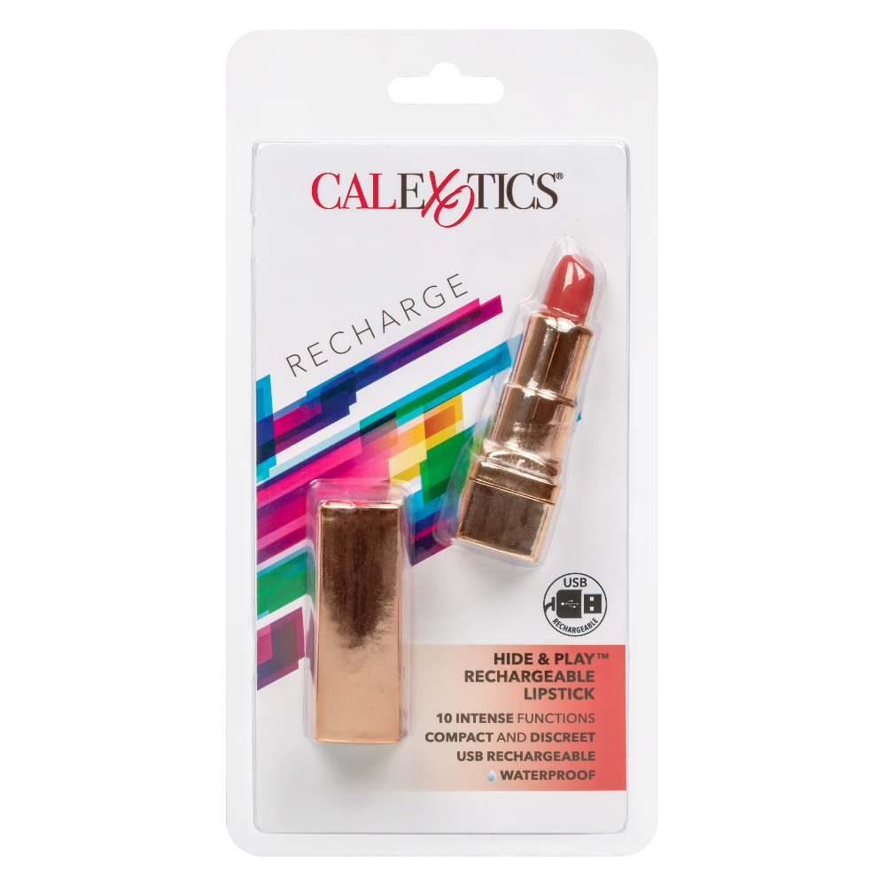 CalExotics - Hide and Play Rechargeable Lipstick - Clit Stimulators