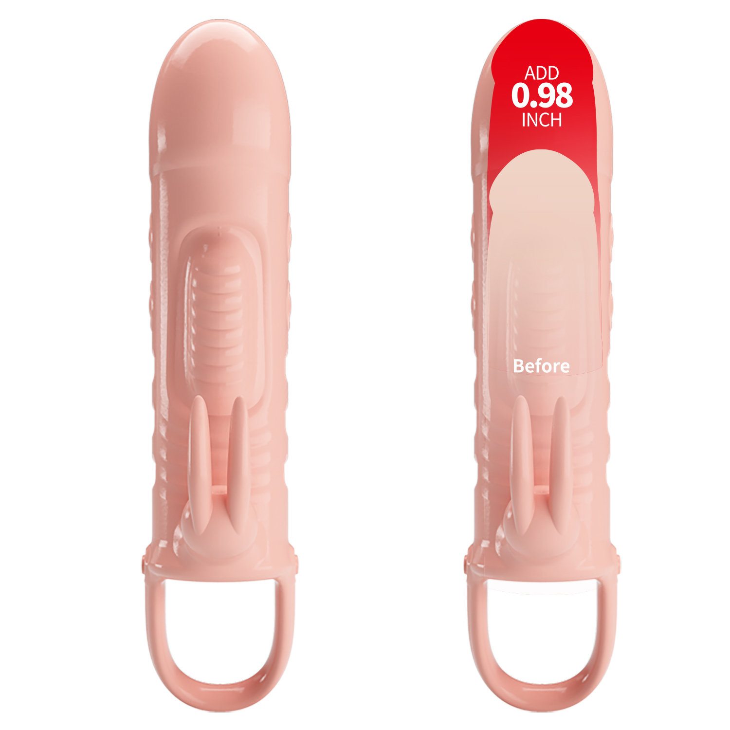 Pretty Love - Pretty Love Penis Sleeve Sloane - Flesh - Penis Extension & Sleeves
