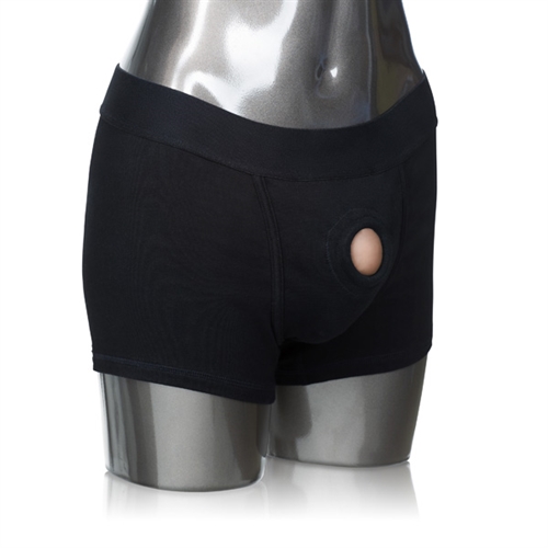 CalExotics - Packer Gear Boxer Brief Harness - Extra Small/small - Black - Dildos