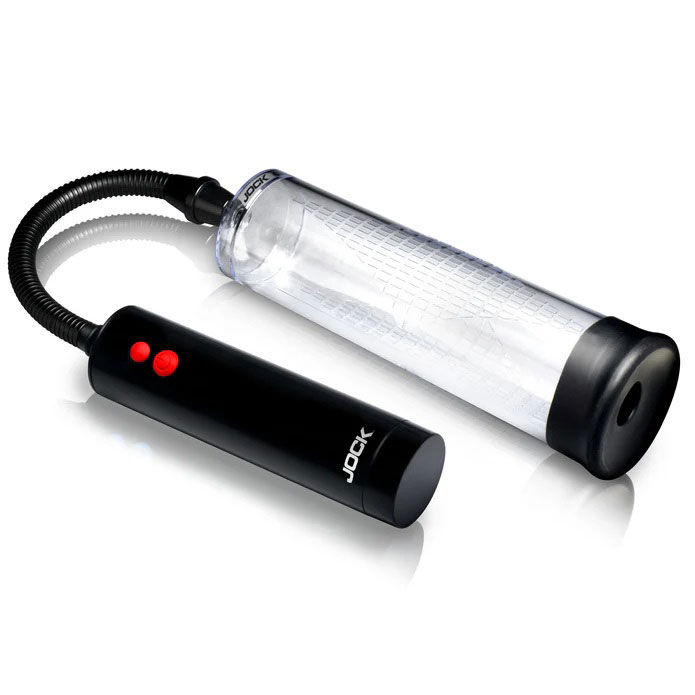 Curve Toys - Power Up Rechargeable Automatic Penis Pump - Clear - Pumps & Enlargers