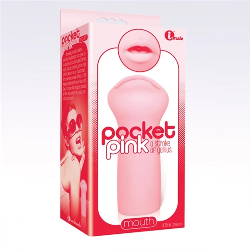 Icon Brands - Pocket Pink - Mouth - Masturbation Aids for Males