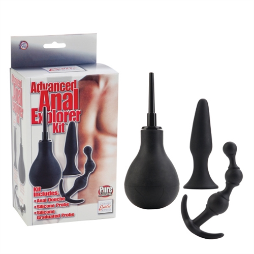 CalExotics - Anal Explorer Kit - Black - Anal Toys & Stimulators
