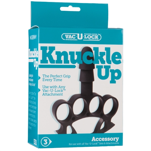 Doc Johnson Vac-U-Lock - Knuckle Up Black