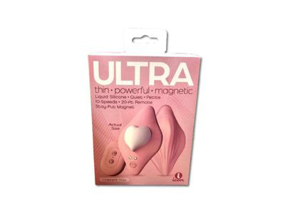 Icon Brands - Ultra Panty Vibe I Heart You - Pink - Clit Stimulators