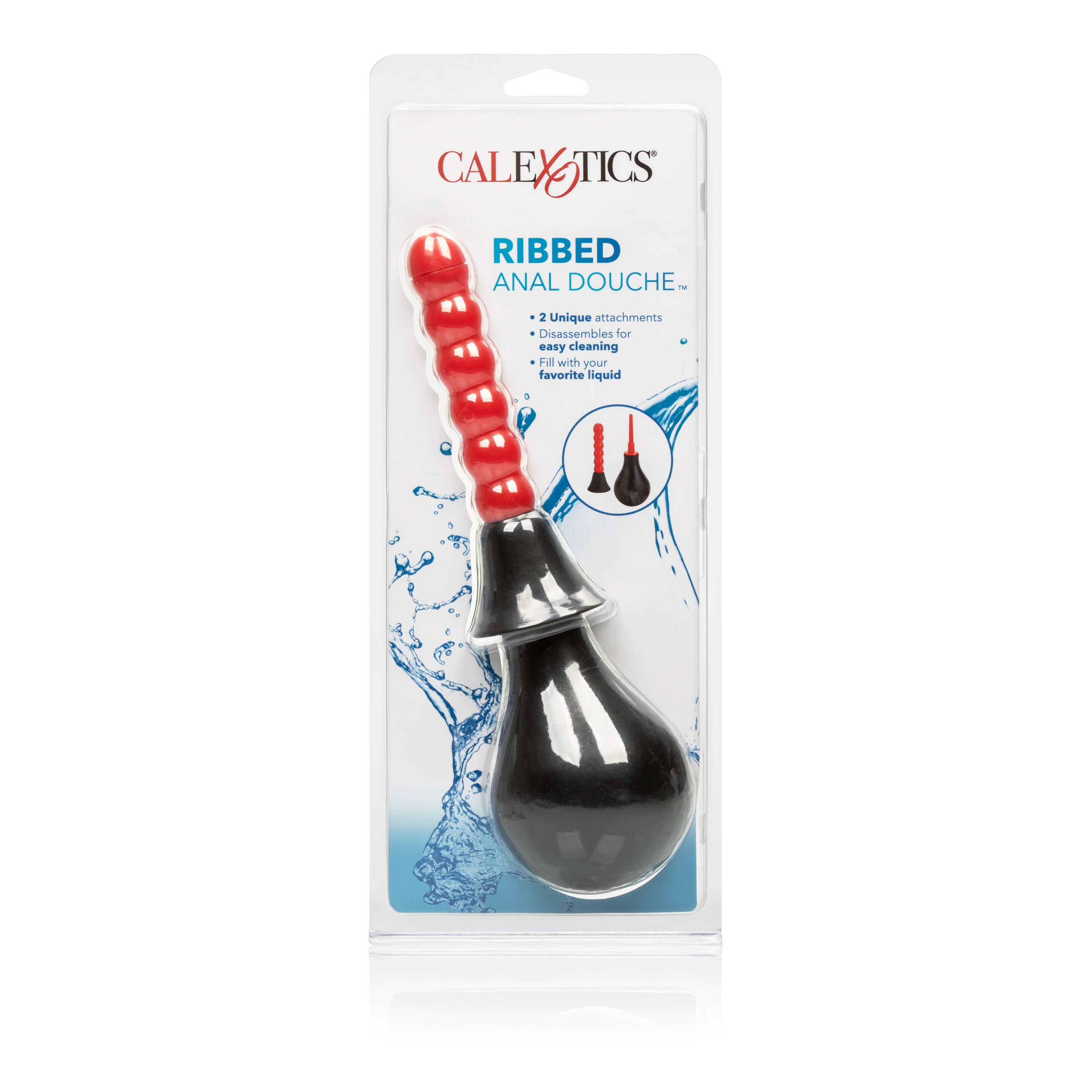 CalExotics - Ribbed Anal Douche - Anal Toys & Stimulators