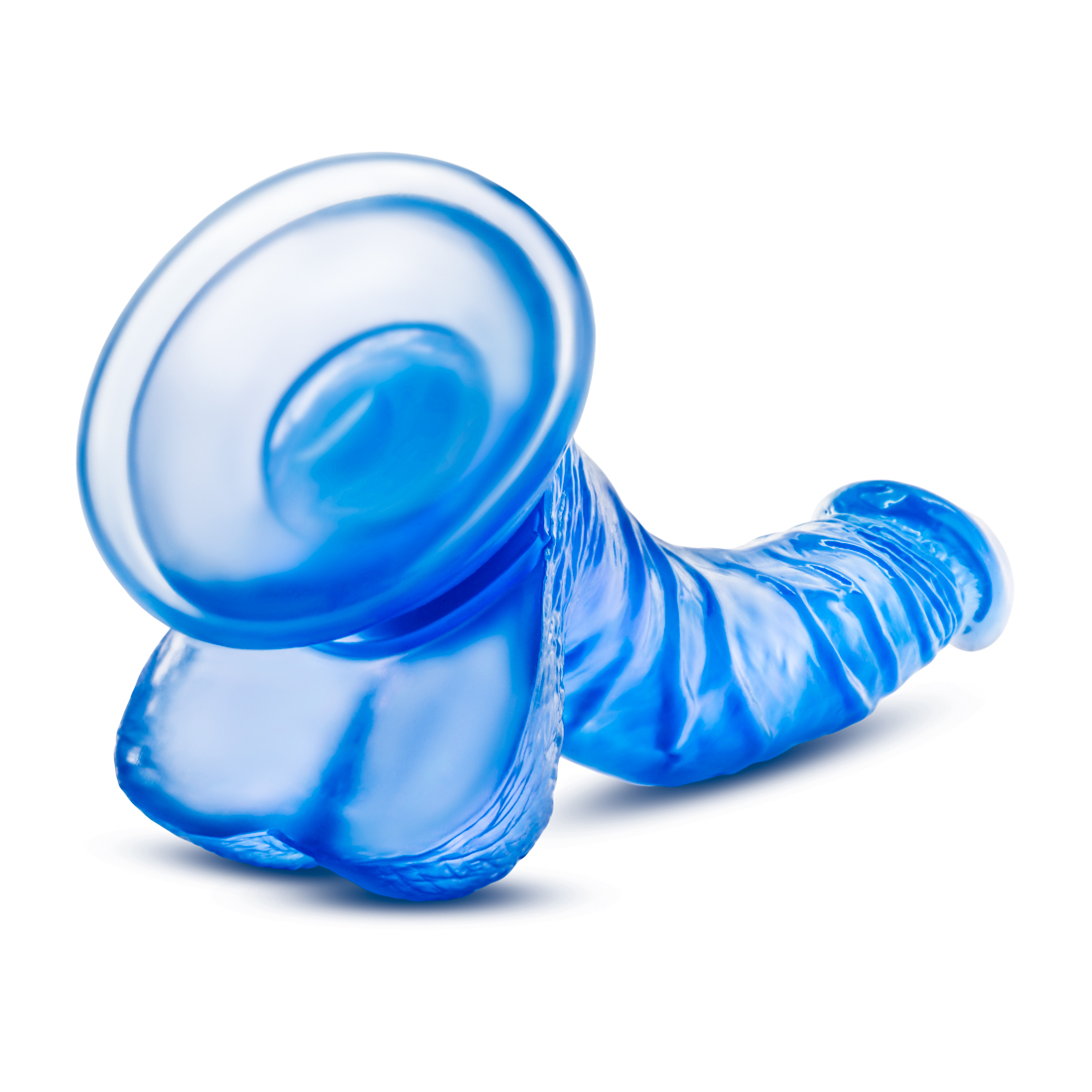 Blush - B Yours Sweet ''n Hard 7 Realistic 8.5 in. Dildo with Balls Blue - Dildos - PVC