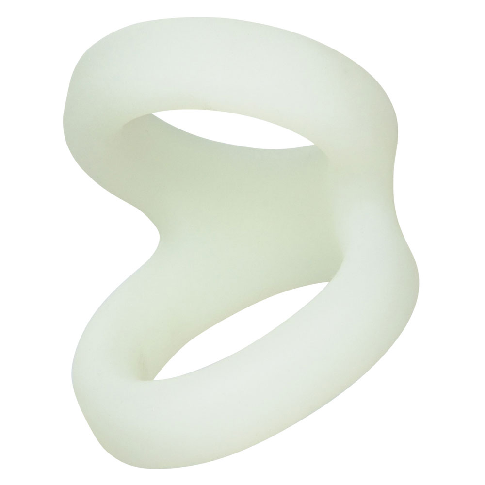 CalExotics - Alpha Liquid Silicone Snug Tugger - Glow-in-the-Dark - Cockrings
