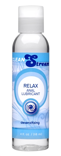 XR Brands - Relax Desensitizing Anal Lubricant - 4 Oz - Anal Toys & Stimulators