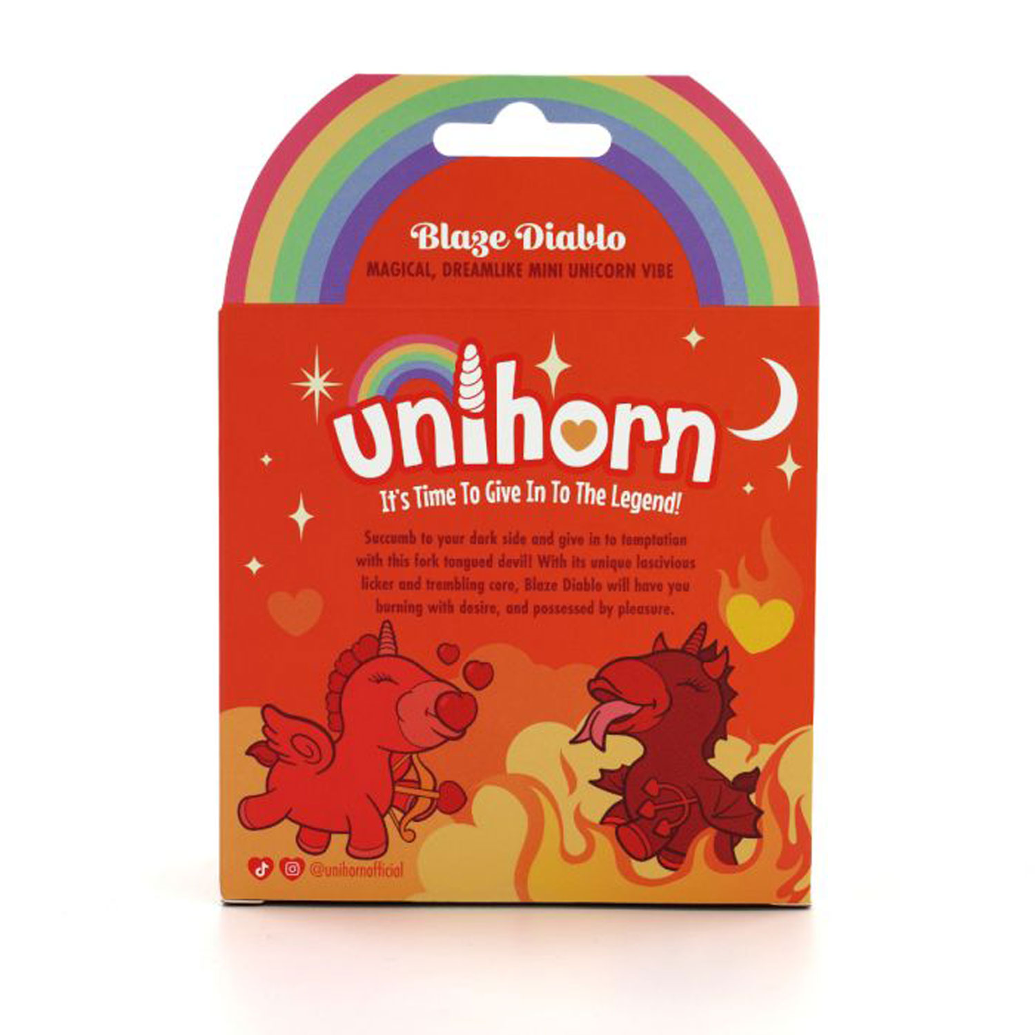 Creative Conceptions - Unihorn Blaze Diablo (The Forked Tongue One) - Vibrators - Silicone