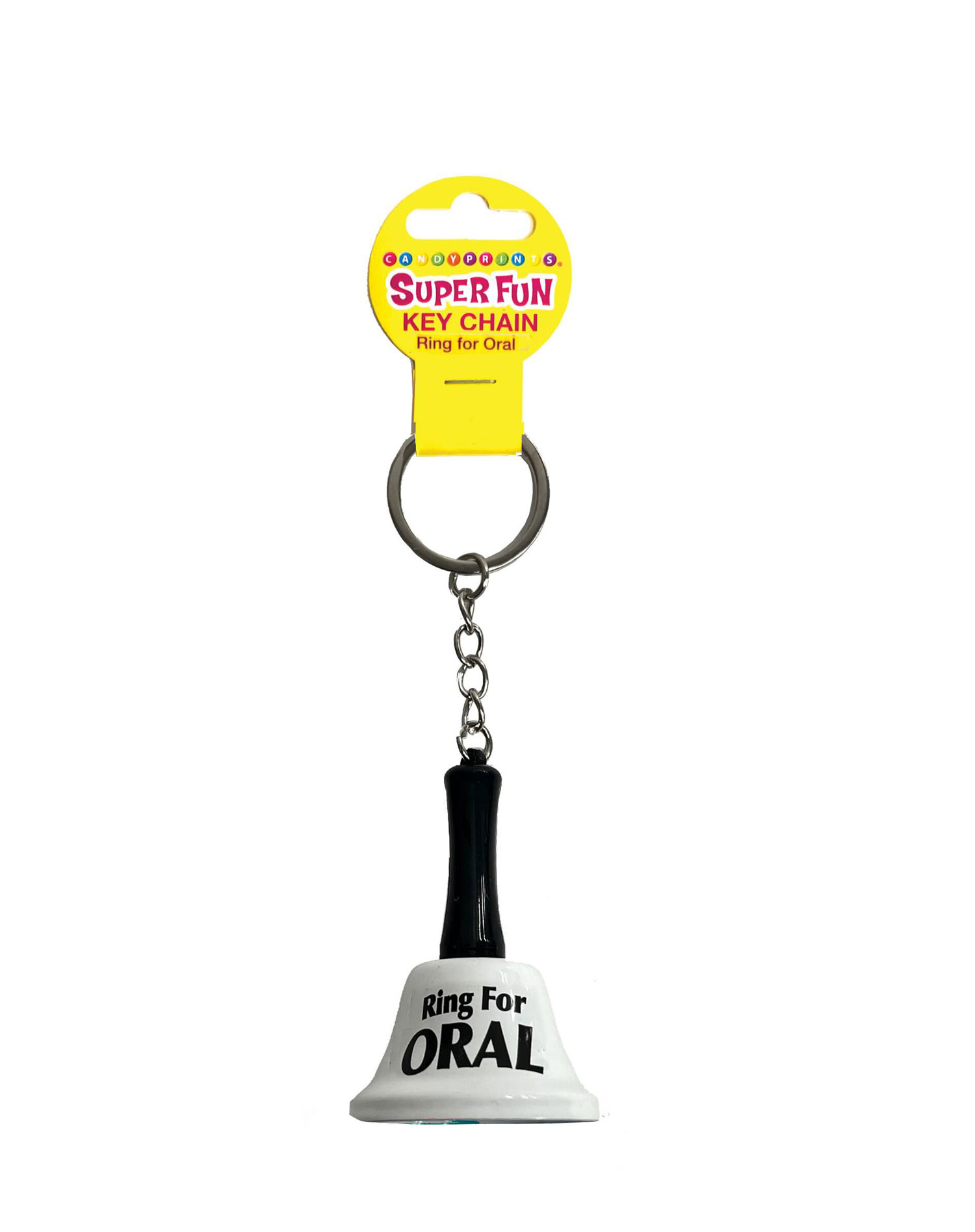 Little Genie - Super Fun Key Chain, Ring for Oral - White - Party Supplies